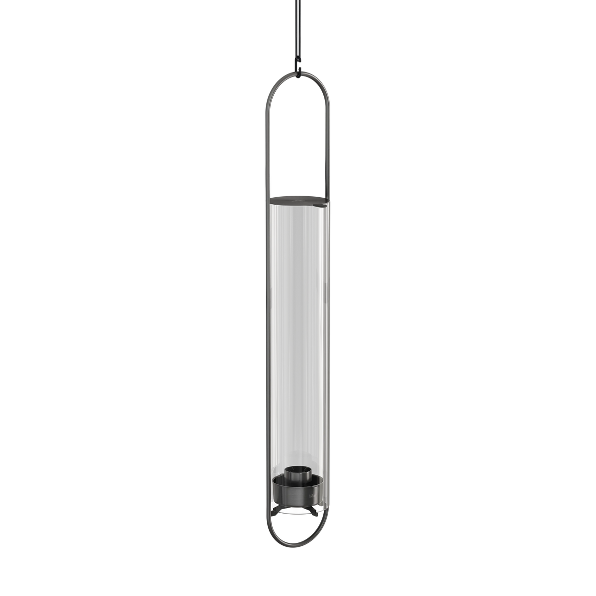 Kerzenhalter – Ovales Design, Glaszylinder, Hängbar - Oval Candle | höfats