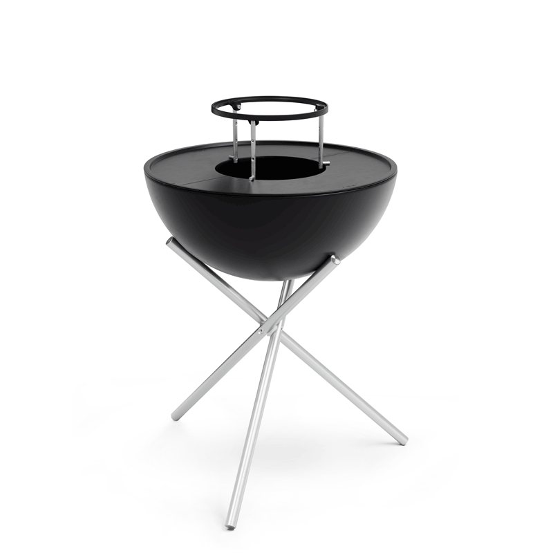 Warming Rack – Cast Iron Construction, Enameled Surface, Extendable Grilling Area - BOWL 70 | höfats