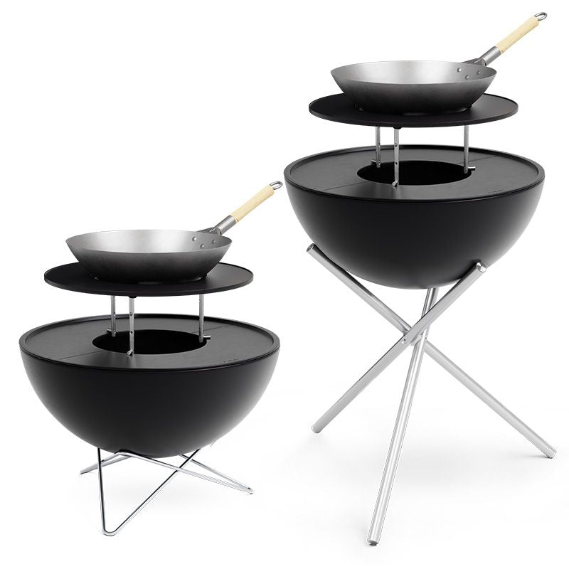 Warming Rack – Cast Iron Construction, Enameled Surface, Extendable Grilling Area - BOWL 70 | höfats