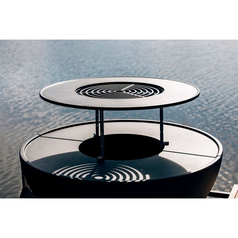 Warming Rack – Cast Iron Construction, Enameled Surface, Extendable Grilling Area - BOWL 70 | höfats