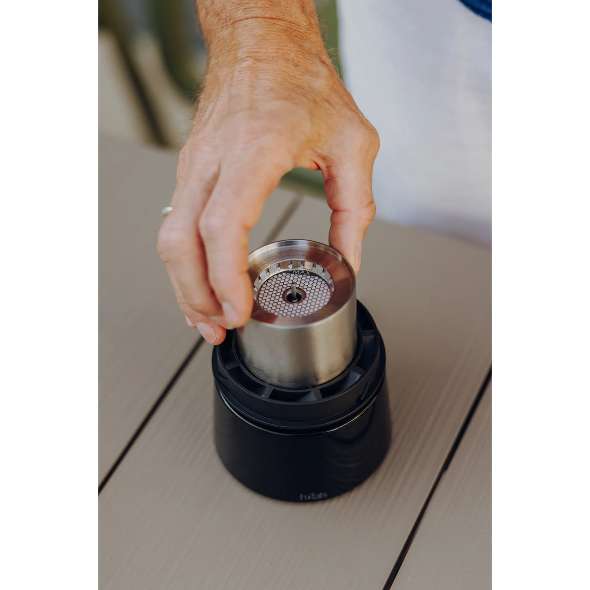 Bio-Brenner – Patentierte Technik, Eco-Ring, Löschdeckel - Spin | höfats