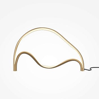 Tischleuchte Messing - Finish Integrierte LED & Modernes Design – Plons | Maytoni - Esszett Luxury | Stilvolles Wohnen mit Charakter