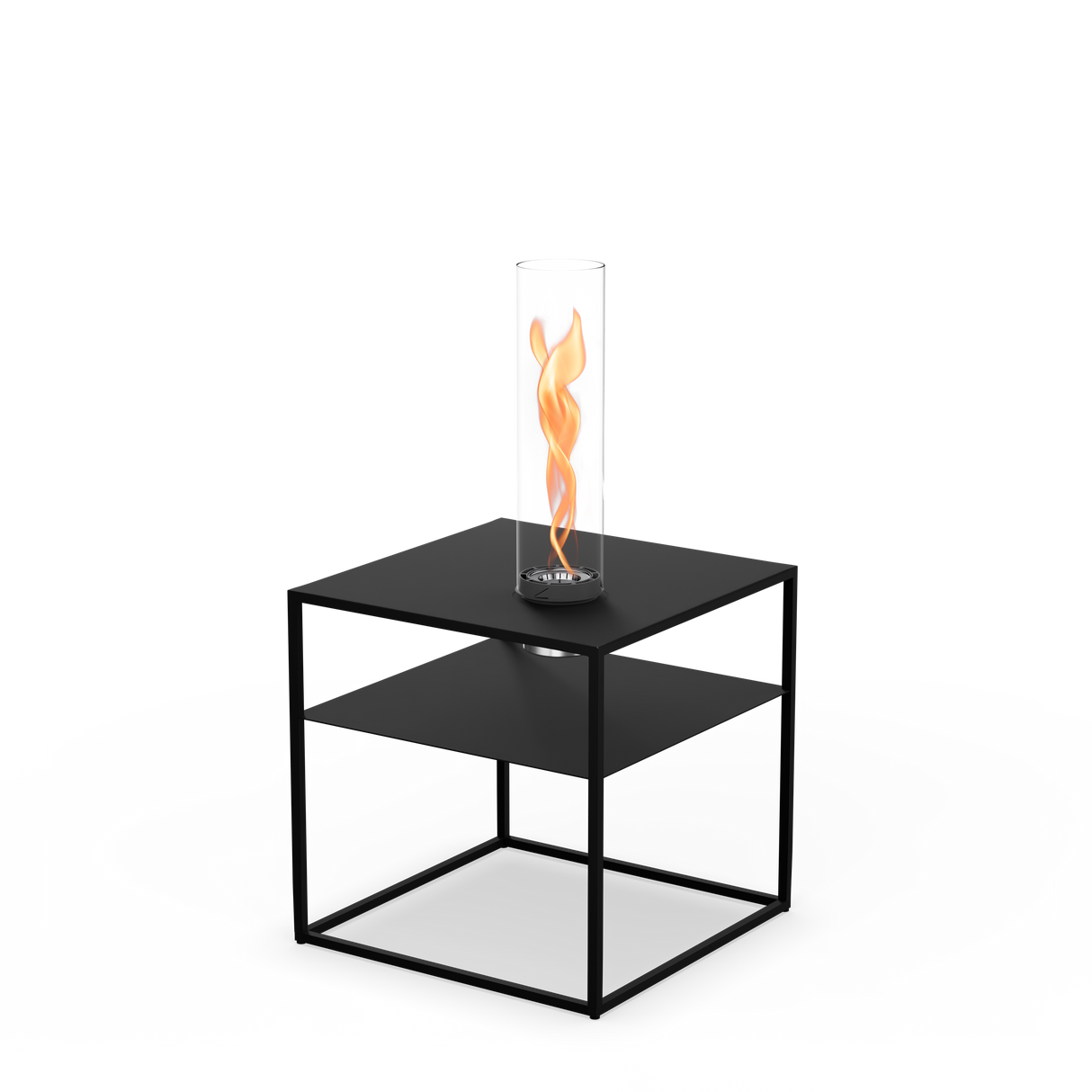 Lounge-Tisch – Integriertes Feuer, Stahl Design, Minimal Stil - Fire Frame | höfats