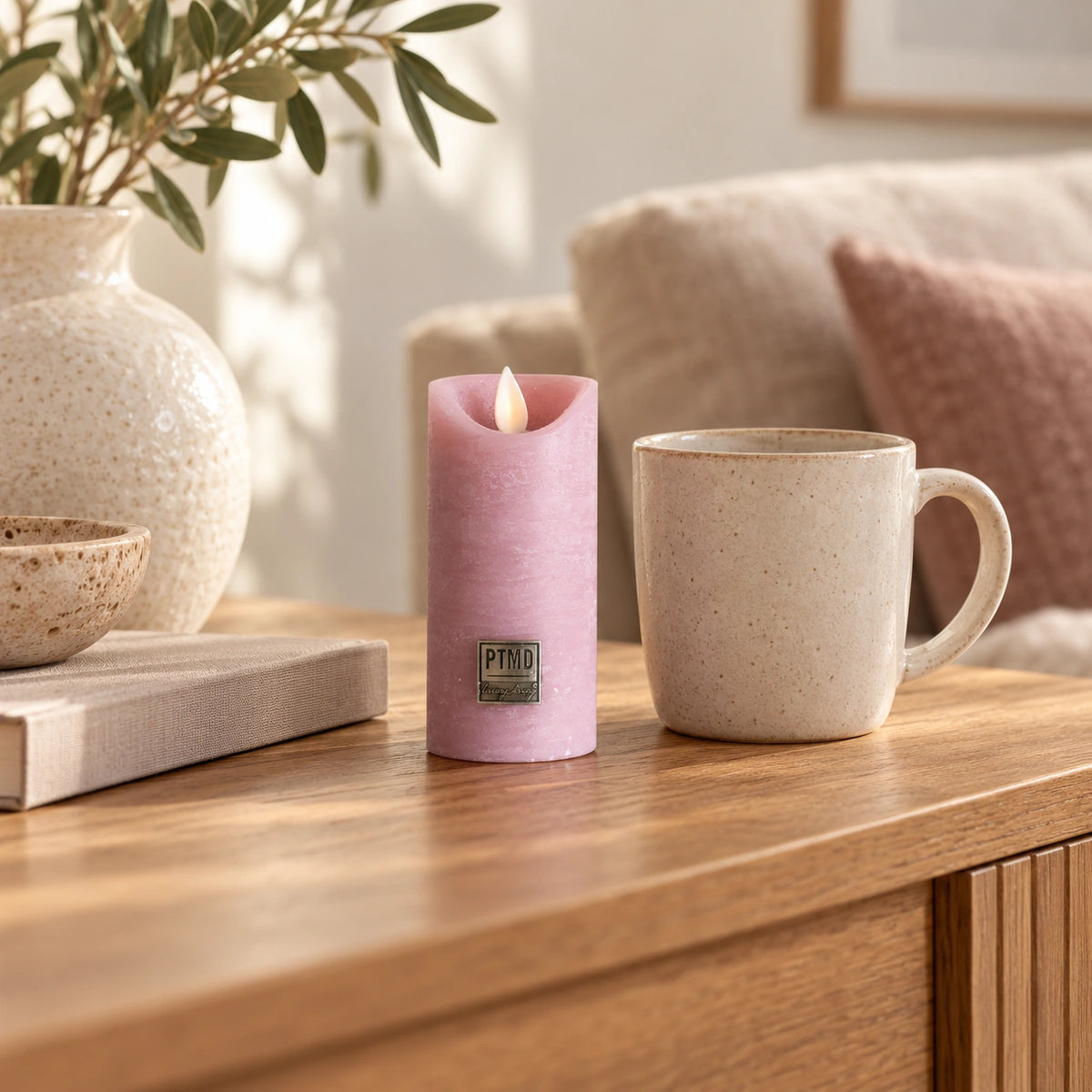 LED Candle with Moving Flame and Timer Function XS - Battery-Operated | PTMD
