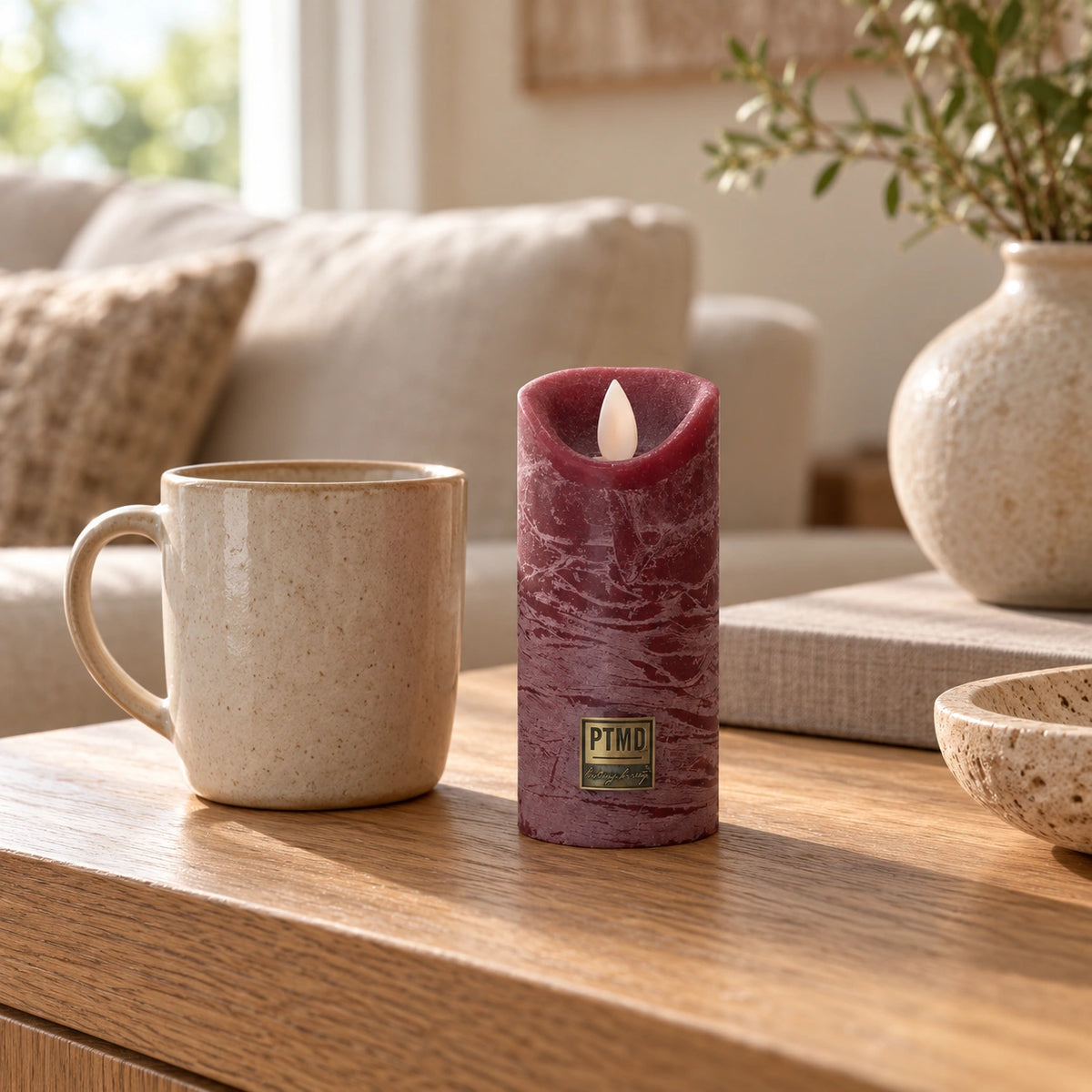 LED Candle with Moving Flame and Timer Function XS - Battery-Operated | PTMD