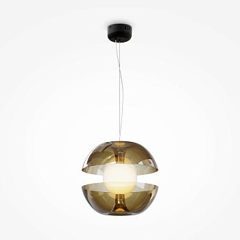 Pendelleuchte Goldfarbener Glas - Diffusor Modernes Design & Integrierte LED – Rebel | Maytoni - Esszett Luxury | Stilvolles Wohnen mit Charakter