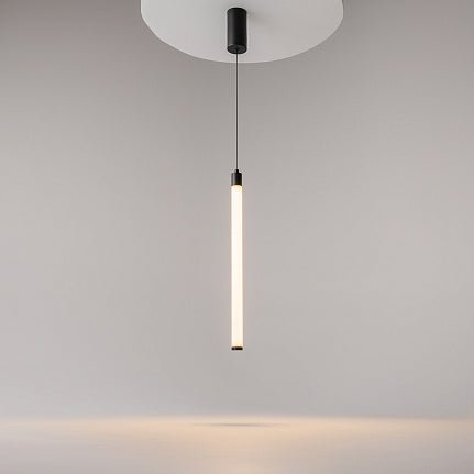 Pendelleuchte Schwarzes Aluminiumgehäuse mit weißem Acryl - Diffusor und integrierter LED – Arc | Maytoni - Esszett Luxury | Stilvolles Wohnen mit Charakter