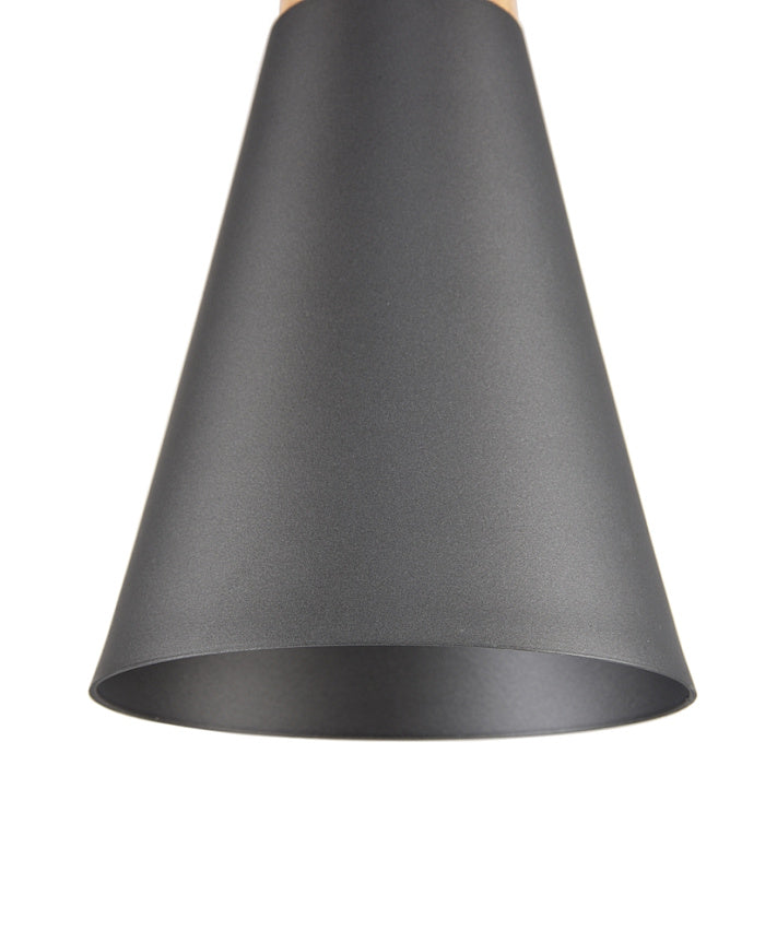 Pendant lamp with a golden metal frame and a matt glass diffuser in a modern design - Bicones | Maytoni