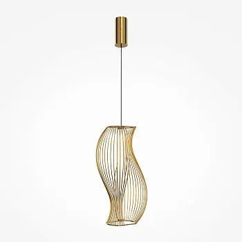 Pendant Light Crystal Design Black Metal Acrylic Elements – Shadows of the Past | Maytoni