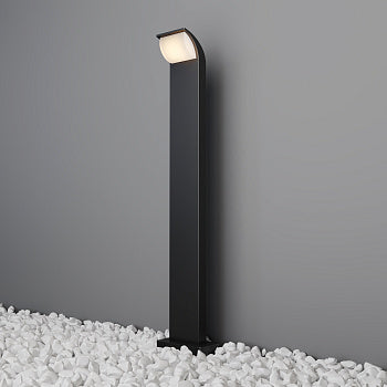 Landschaftsleuchte – Graphitfarbenes Aluminium-Kunststoff, 7 W Leistung, IP65 Schutzart, 80 cm Höhe - Stock | Maytoni