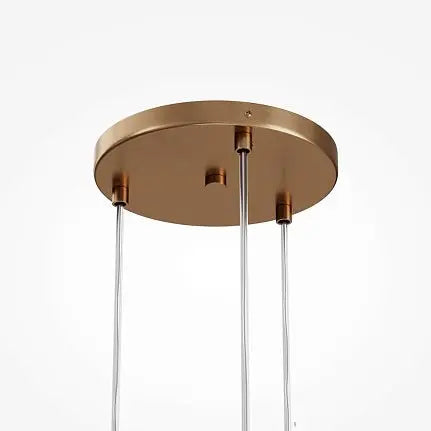 Pendant Light Gold-colored Metal Frosted Glass Cluster Design – Basic Form | Maytoni