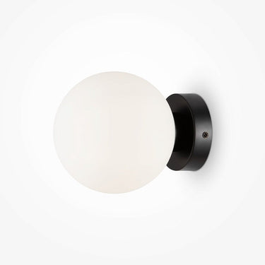 Wandleuchte Schwarzes Metall & Mattweißes Glas Minimalistisches Design – MOD321WL‑01B | Maytoni - Esszett Luxury | Stilvolles Wohnen mit Charakter