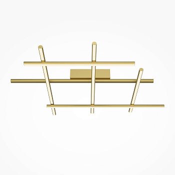 Deckenleuchte in Gold mit integrierter 50 W LED 2250 lm und warmweißem Licht – Radiance | Maytoni - Esszett Luxury | Stilvolles Wohnen mit Charakter