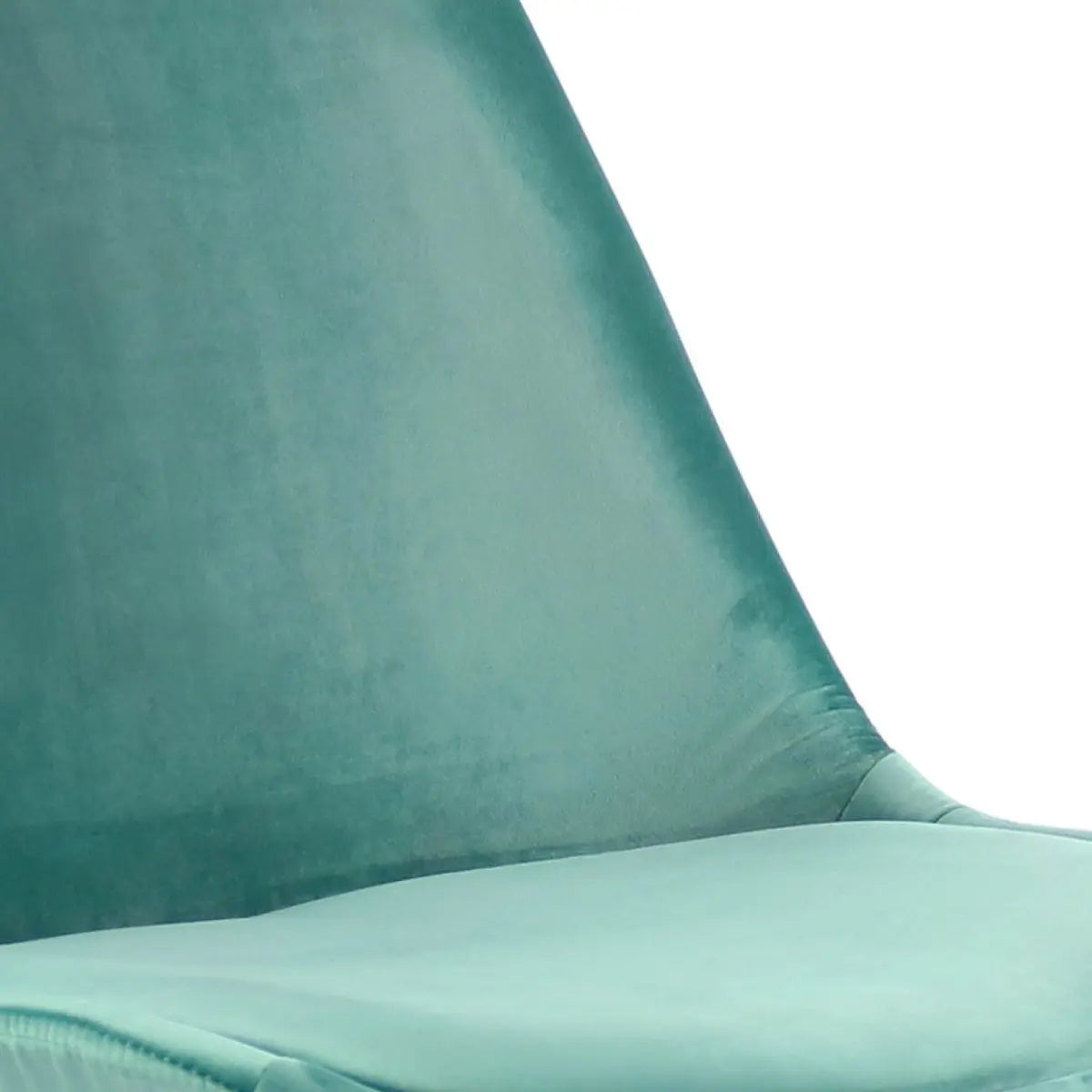 Esszimmerstuhl – Velvet Stoff, Metallgestell, Kuipform Design, Mintgrün Farbe - Velvet | Kick