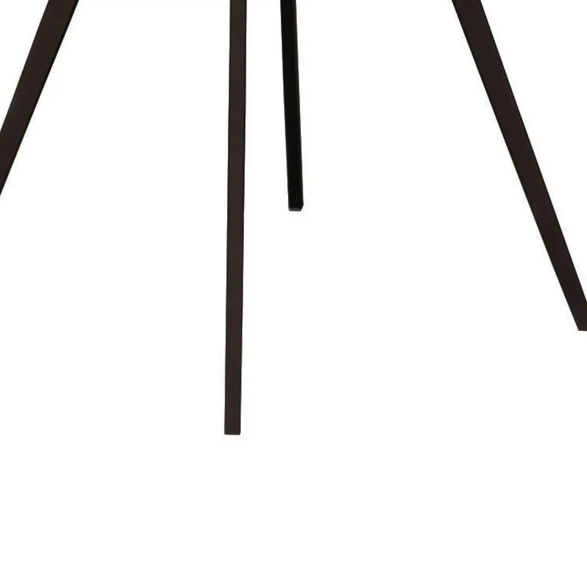Esszimmerstuhl – Braunes PU-Leder, Schwarzes Metall, Federnder Sitz - Karl | Kick Collection