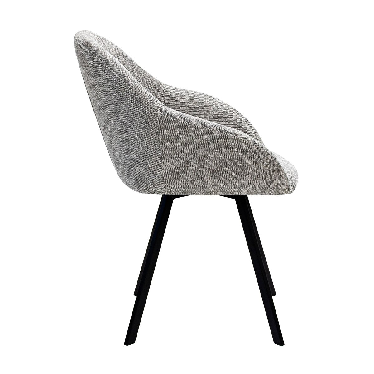 Dining Chair Upholstered Fabric with Padded Seat – Olof | Kick Collection