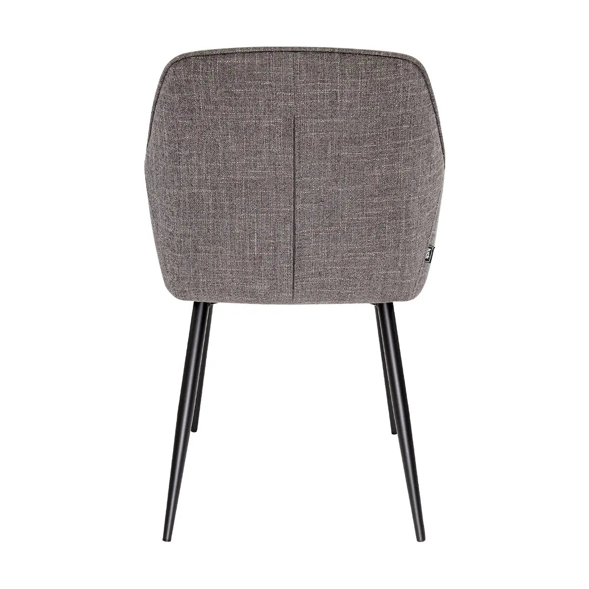 Esszimmerstuhl – Texture Stoff, Rautensteppung, Dunkelgraue Farbe - Jip | Kick Collection