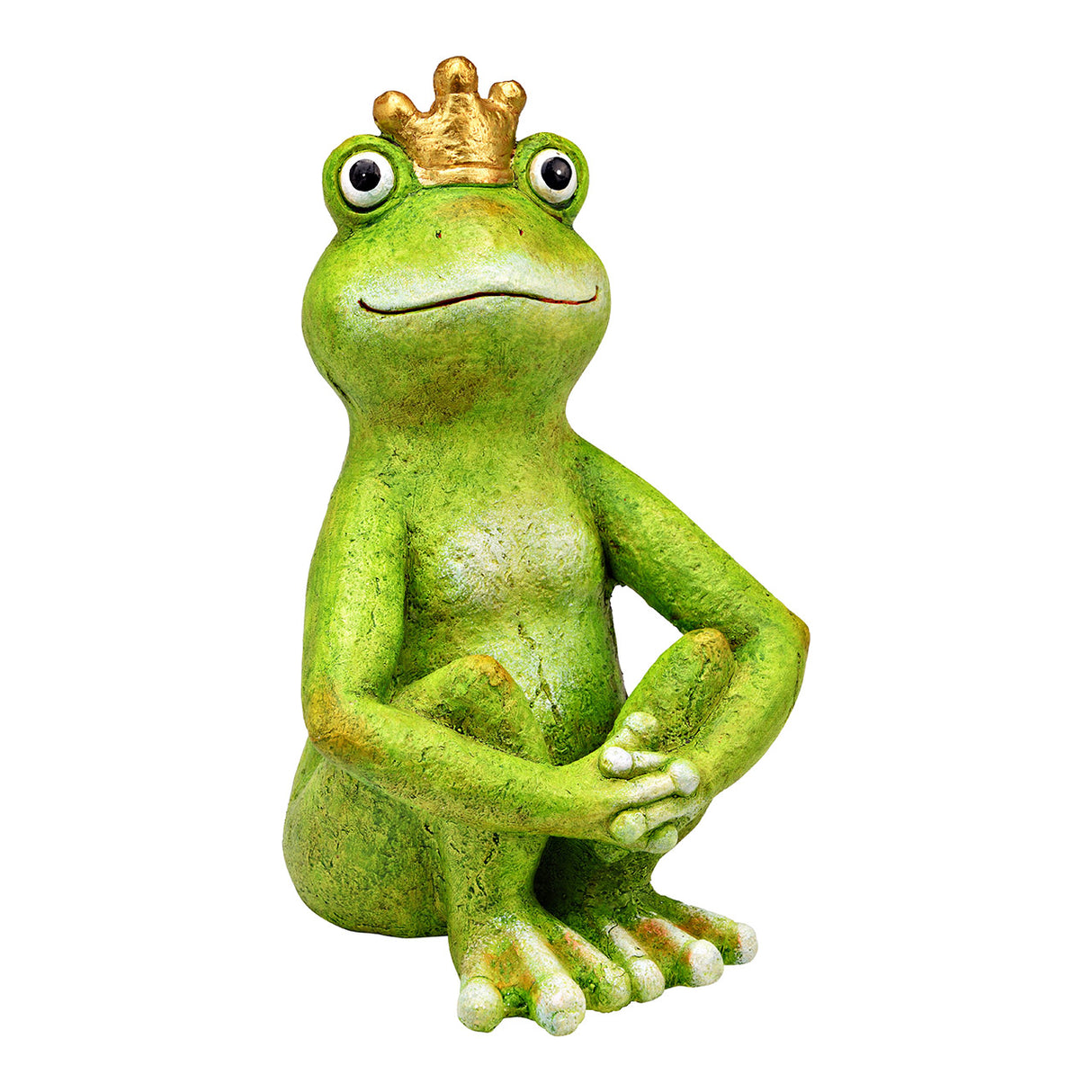 Dekofigur – Grüne Magnesia, Froschkönig Figur | Wurm