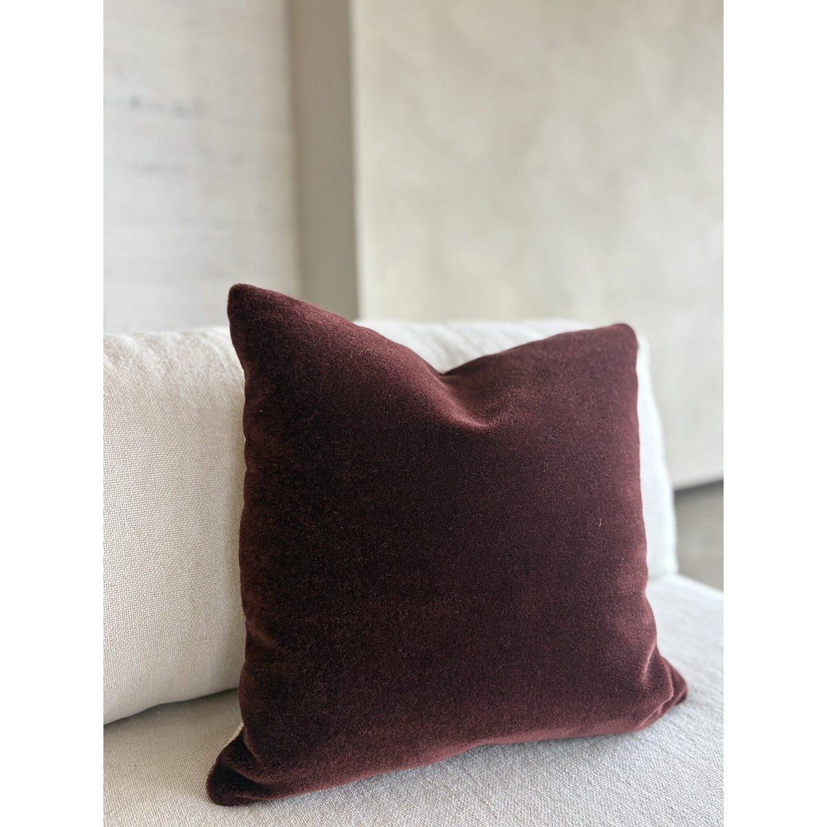 Cushion Cover – Mohair Velvet, Cradle to Cradle Bronze Certified, Recycled Polyester – Amy | Studio Femme Home