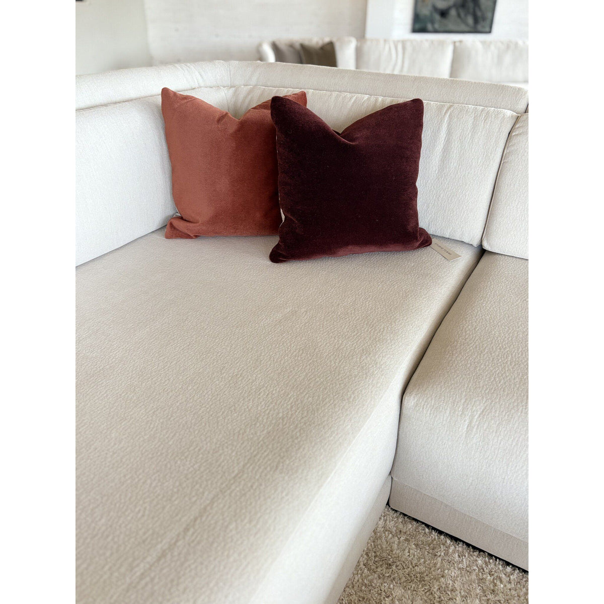 Cushion Cover – Mohair Velvet, Cradle to Cradle Bronze Certified, Recycled Polyester – Amy | Studio Femme Home