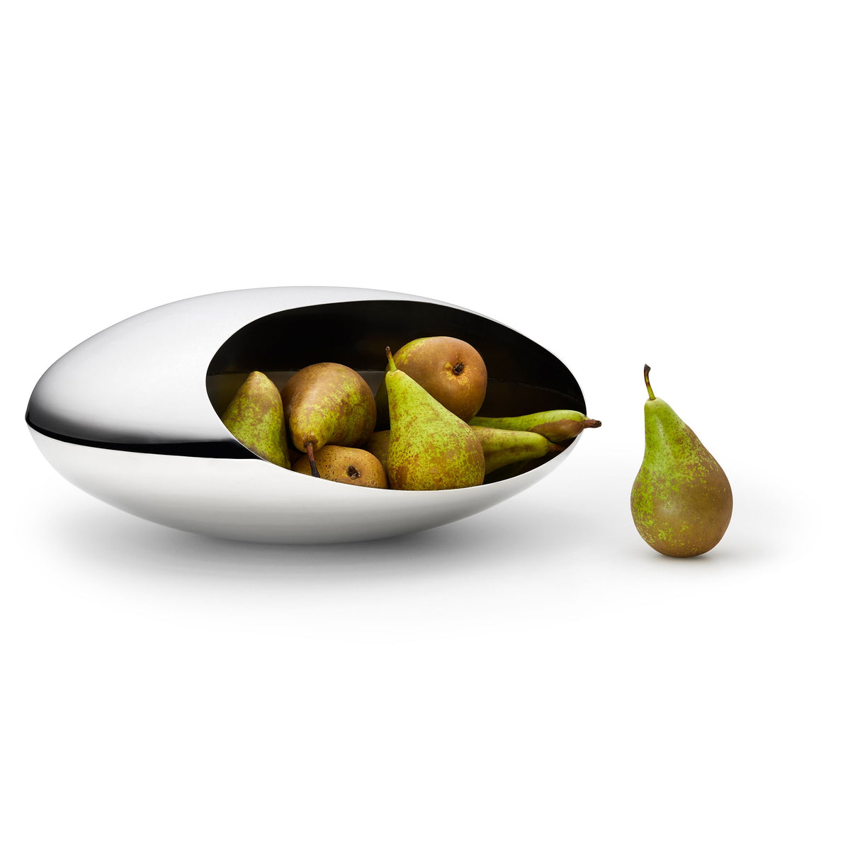 Schale Grande Große Organische Skulpturform, Modernes Minimalistisches Design, Ideal für Obst oder als Tablett – Cocoon | Philippi