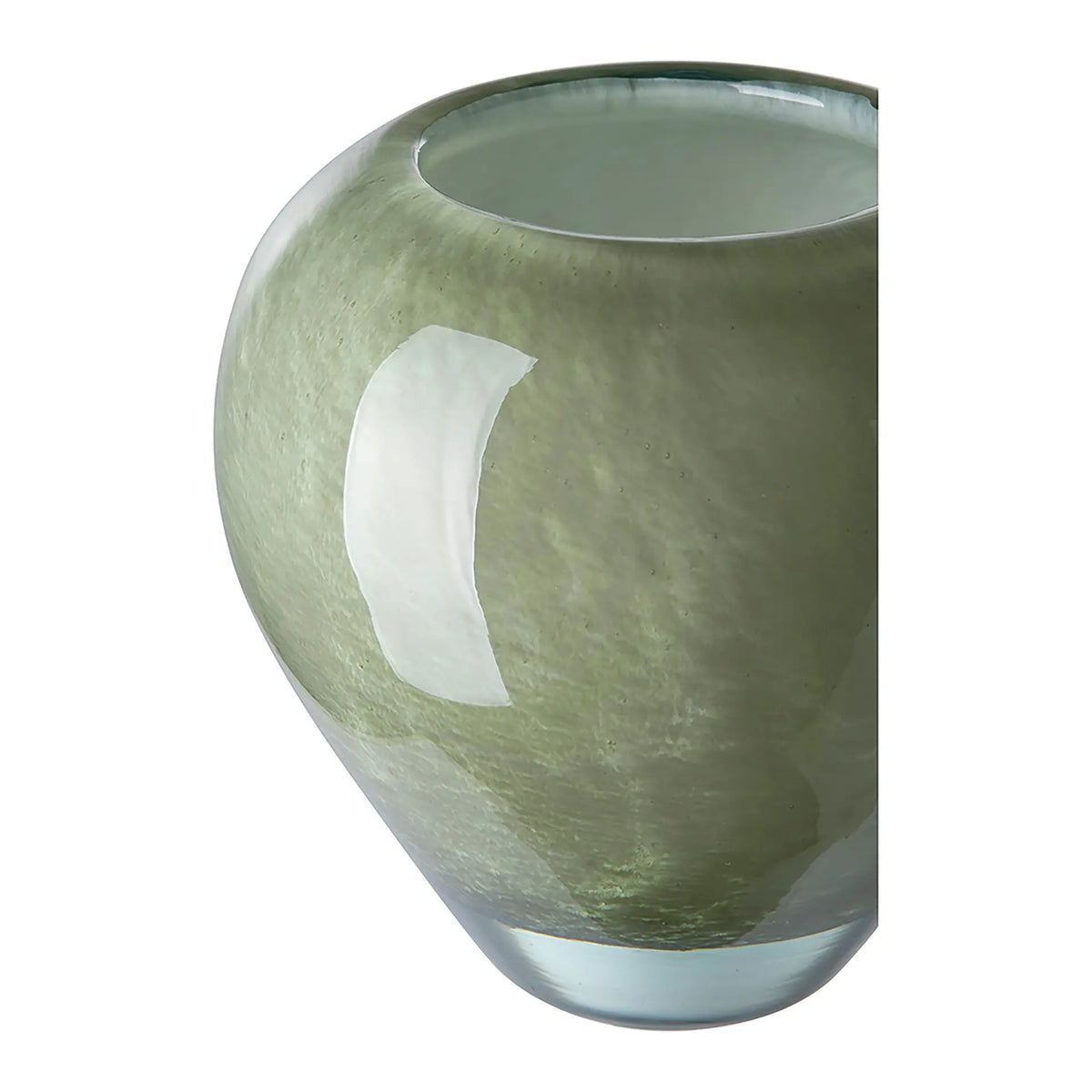 Vase – Strukturierte Glasoptik, Warme Farbnuancen, Ausdrucksstarkes Design - Lesly | Fink Living
