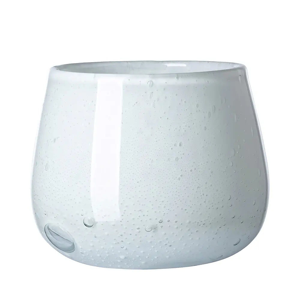 Glasvase Windlicht – Farbverlauf, Strukturdekor, Unikat - Marly | Fink Living