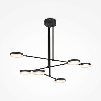 Pendelleuchte mit Mattschwarzem Aluminiumrahmen & Integrierter LED – Fad | Maytoni - Esszett Luxury | Stilvolles Wohnen mit Charakter