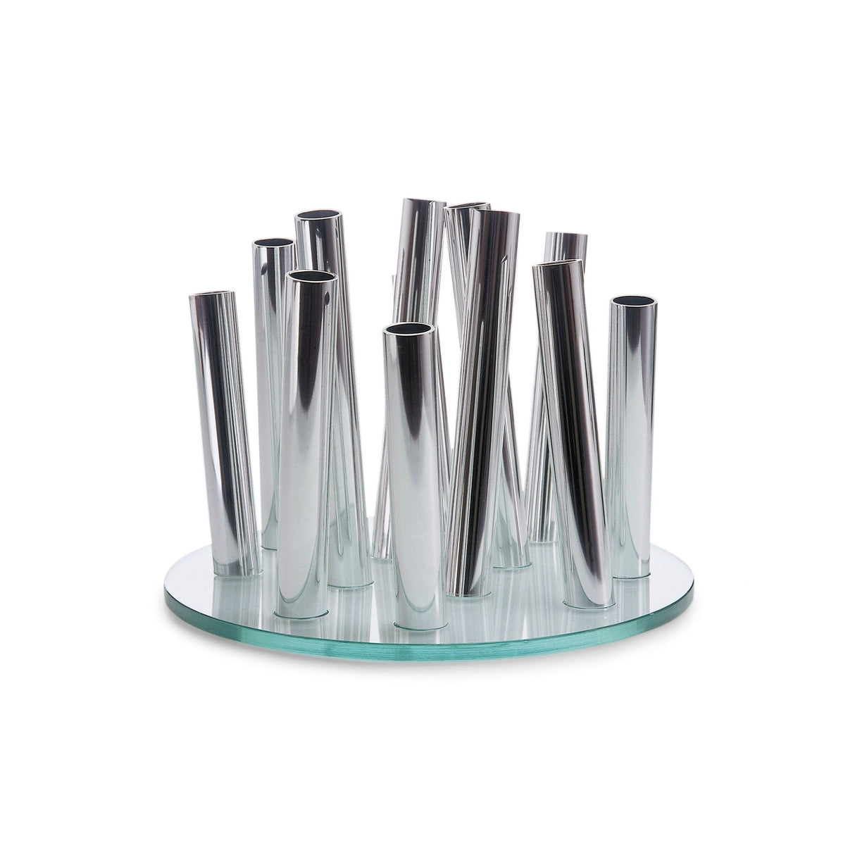 Vase Polierte Aluminiumröhrchen & Vielstieliges Wiesenarrangement-Design – Bouquet | Philippi