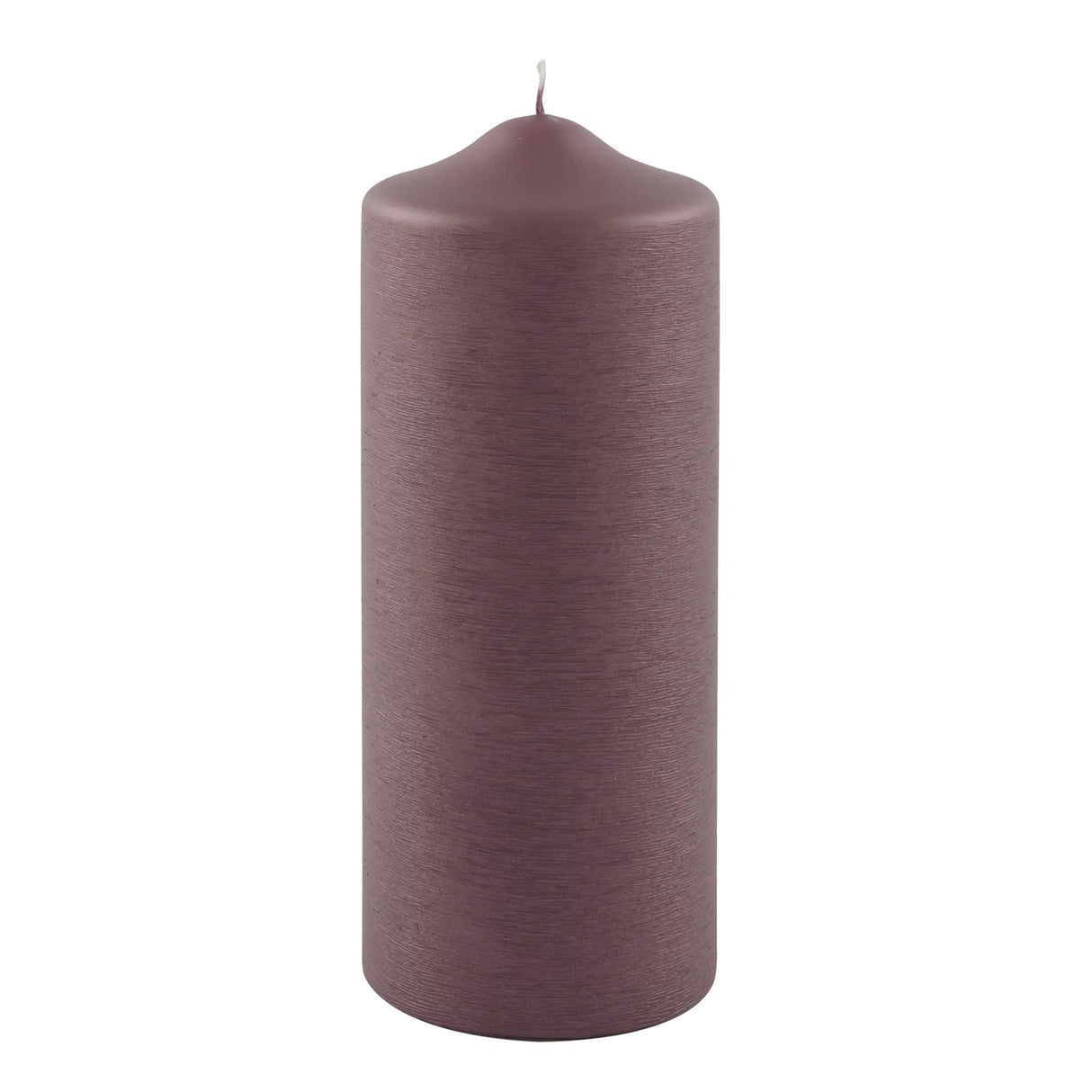 Stumpenkerze – Metallic-Optik, Gebürstetes Finish, Elegant - Candle | Fink Living