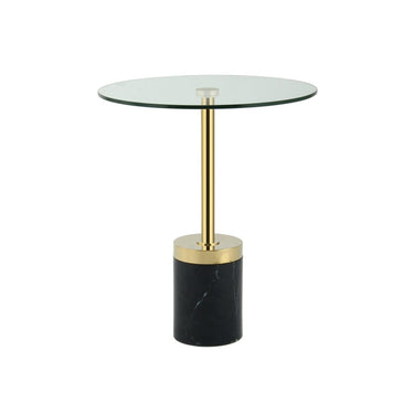 Tisch Glasplatte Marmoroptik - Sockel minimalistisch vielseitig – Lana 125 | Kayoom - Esszett Luxury | Stilvolles Wohnen mit Charakter