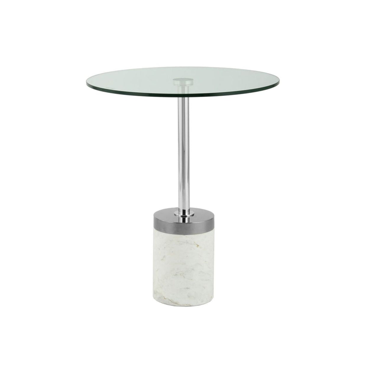 Tisch Glasplatte Marmoroptik - Sockel minimalistisch, vielseitig – Lana 125 | Kayoom - Esszett Luxury | Stilvolles Wohnen mit Charakter
