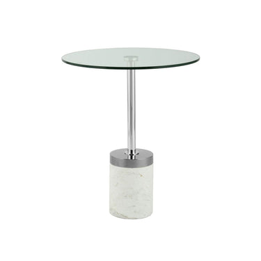 Tisch Glasplatte Marmoroptik - Sockel minimalistisch, vielseitig – Lana 125 | Kayoom - Esszett Luxury | Stilvolles Wohnen mit Charakter