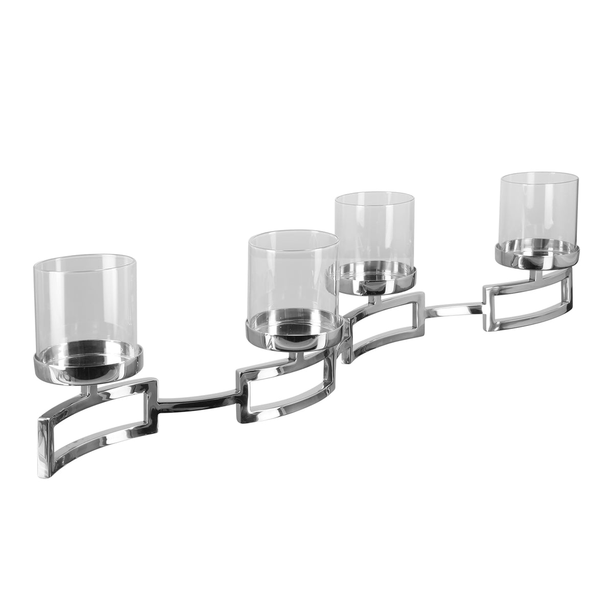 Kerzenhalter – Rauchglas, Geometrische Form, Modernes Design - Hommage | Fink Living