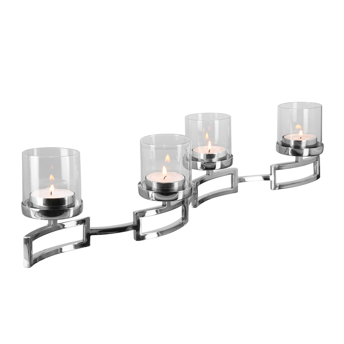 Kerzenhalter – Rauchglas, Geometrische Form, Modernes Design - Hommage | Fink Living