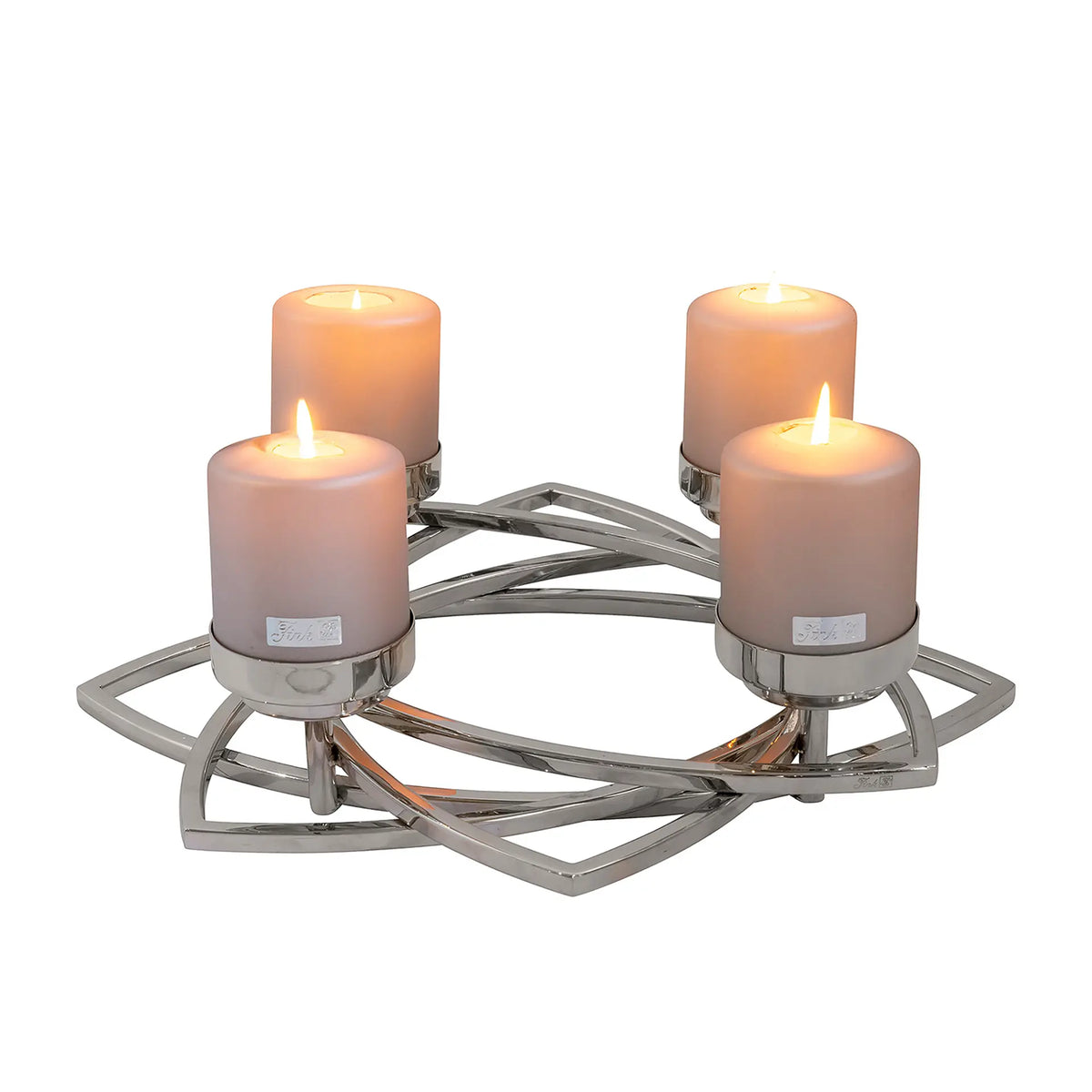 Adventskranz – Multifunktionales Design, Runde Form, Glanzoptik - Zappora | Fink Living
