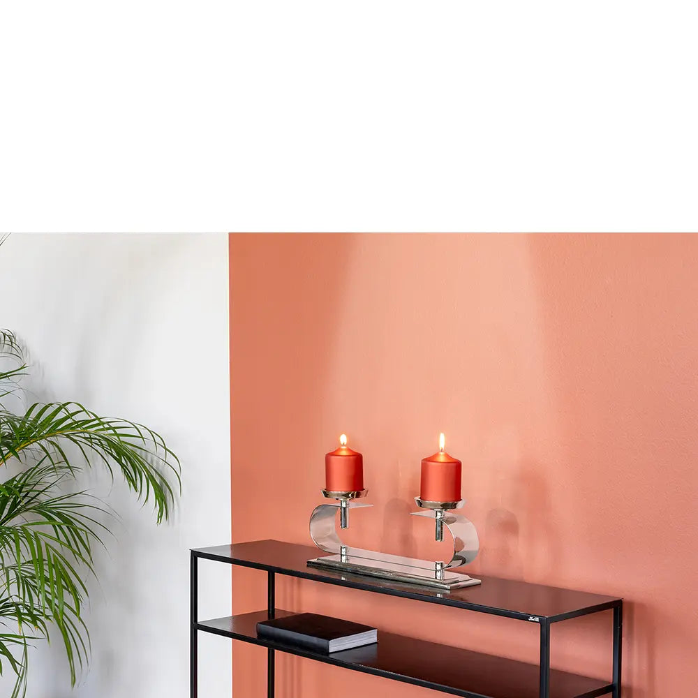 Kerzenhalter – Doppelform, Glanzoptik, Skulpturales Design - Twinson | Fink Living