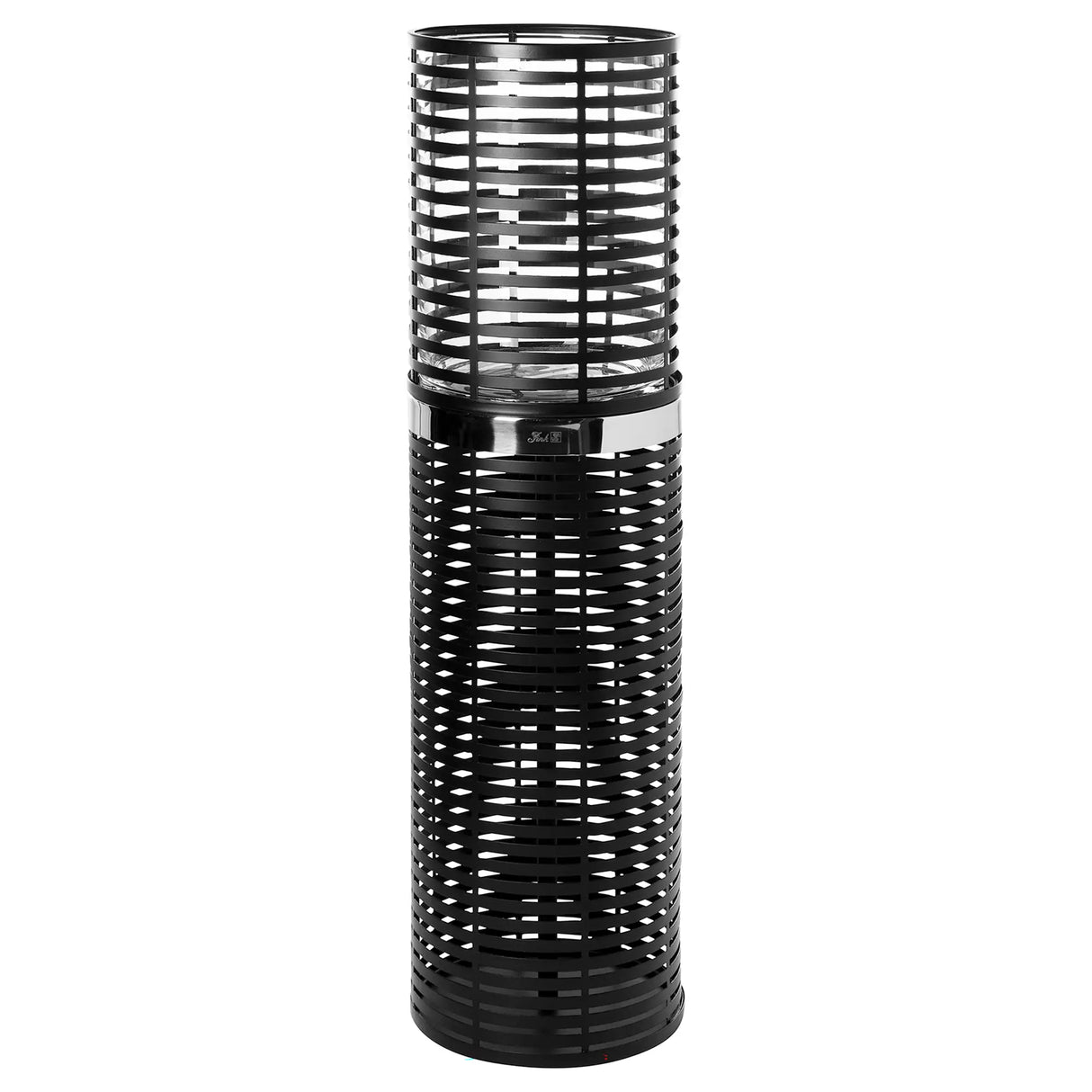 Windlicht – Schwarze Optik, Glasdesign, Pulverbeschichtet - Matera | Fink Living