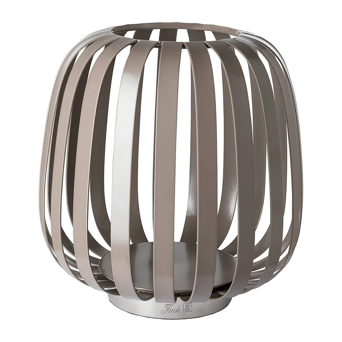 Windlicht – Nickeloptik, Pulverbeschichtet, Modern - Mambaia | Fink Living