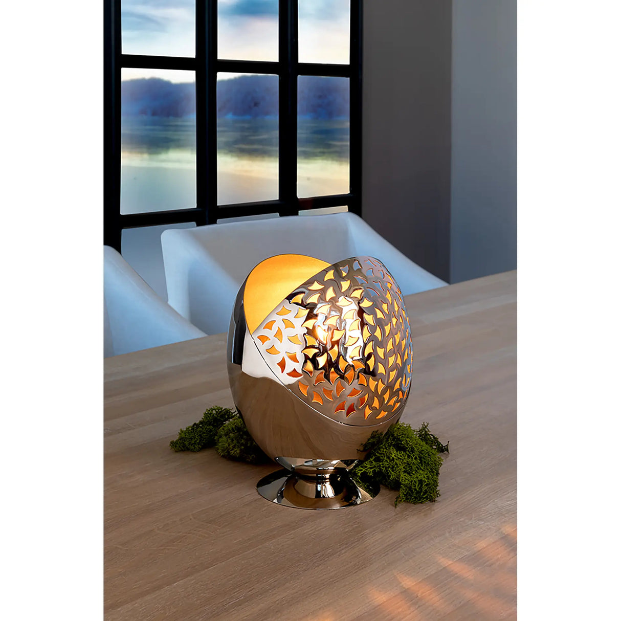 Windlicht – Zweifarbige Optik, Offenes Design, Glanzoptik - Puria | Fink Living