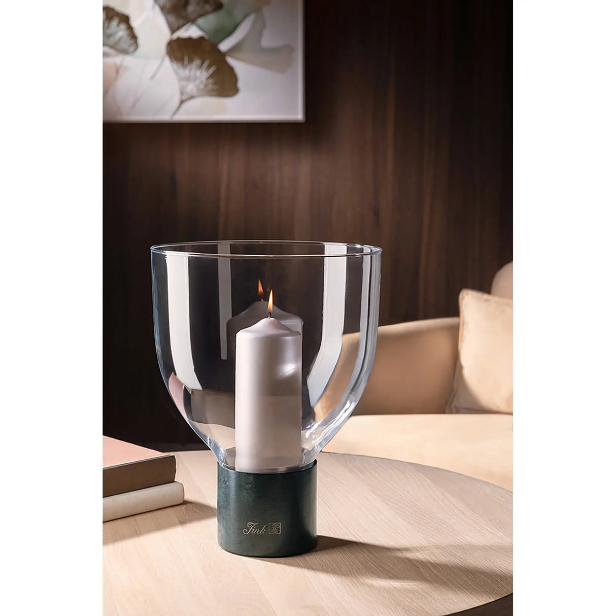 Windlicht – Großes Glasdesign, Zeitlose Form, Moderne Optik - Pego | Fink Living