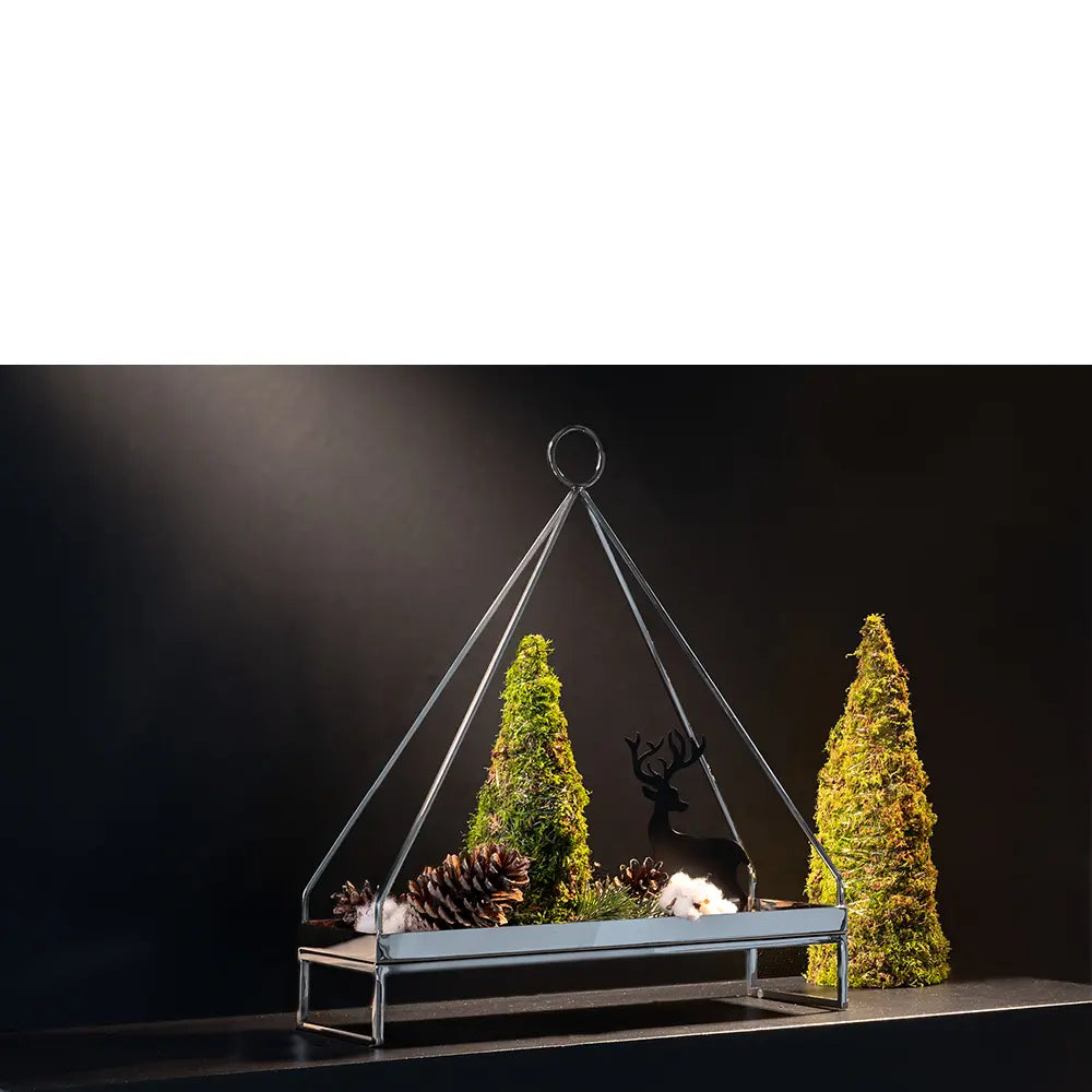 Dekotablett – Edelstahl, Minimalistisch, Modern - Elaia | Fink Living
