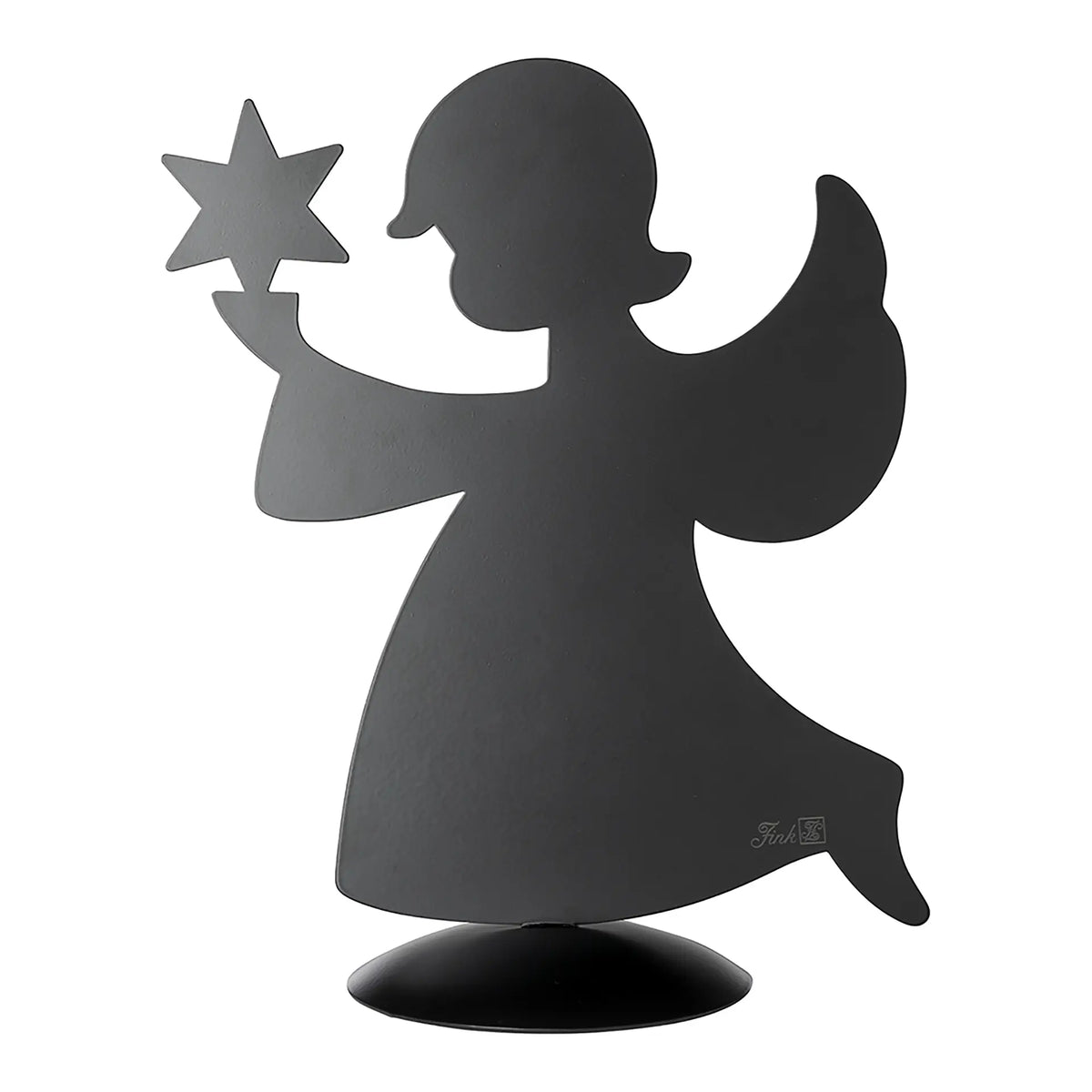 Dekofigur – Schwarz Eisen, Matte Optik, Festliches Design - Holyworker | Fink Living