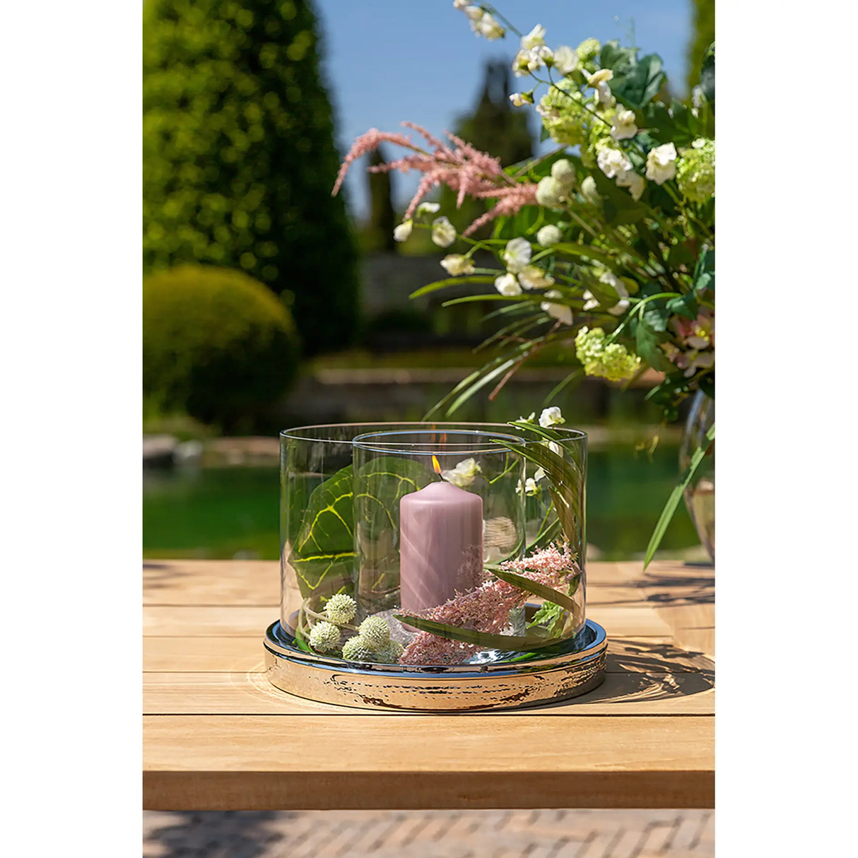 Tablett – Glattes Edelstahl, Quadratische Form, Stilvolles Design - Nassau | Fink Living