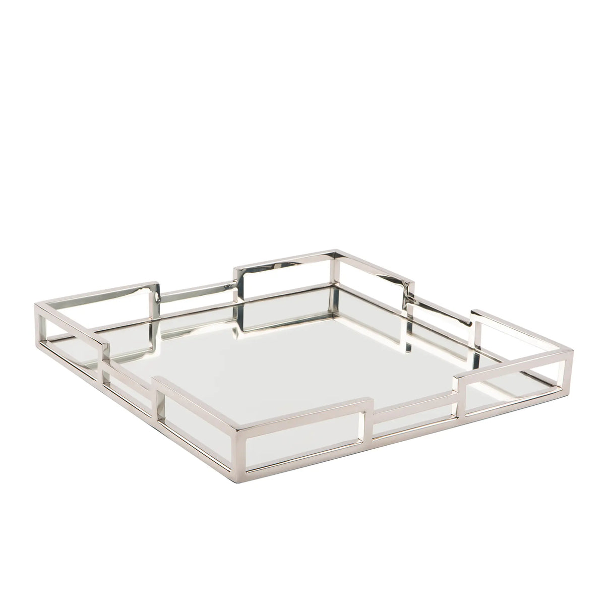 Tablett – Spiegeleinsatz, Poliertes Edelstahl, Eleganter Akzent - Hommage | Fink Living