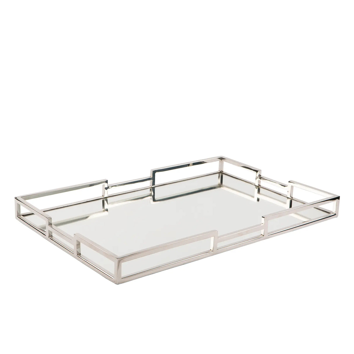 Tablett – Spiegeleinsatz, Poliertes Edelstahl, Eleganter Akzent - Hommage | Fink Living