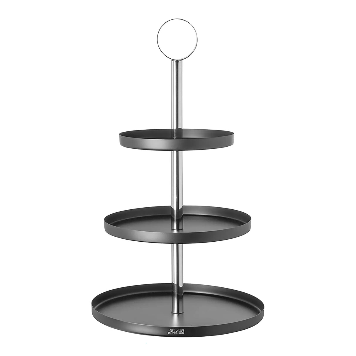 Etagere – Schwarzer Edelstahl, Lebensmittelgeeignet, Modernes Design - Bilbao | Fink Living