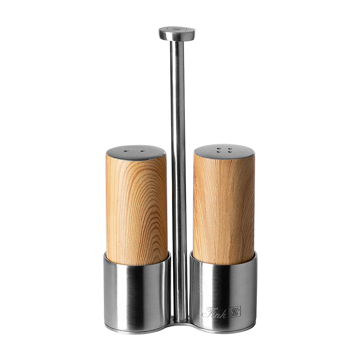 Salzstreuer – Holzoptik Design, Braune Töne, Edelstahl - Timber | Fink Living