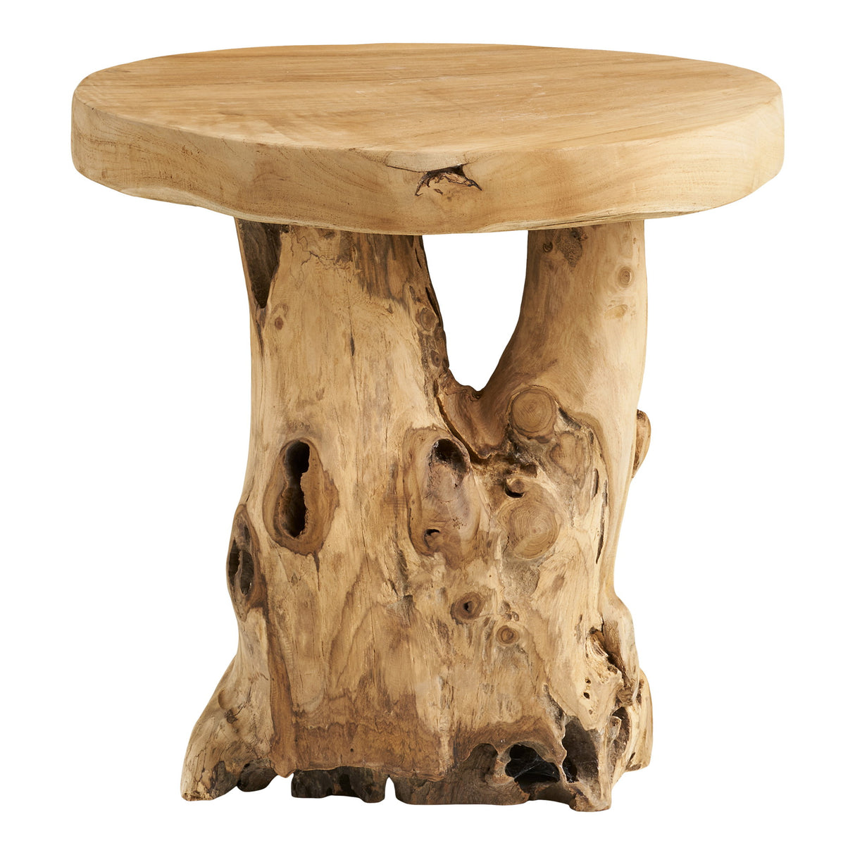 Beistelltisch – Natur, Teakholz, 45 cm hoch - Palena | House Nordic
