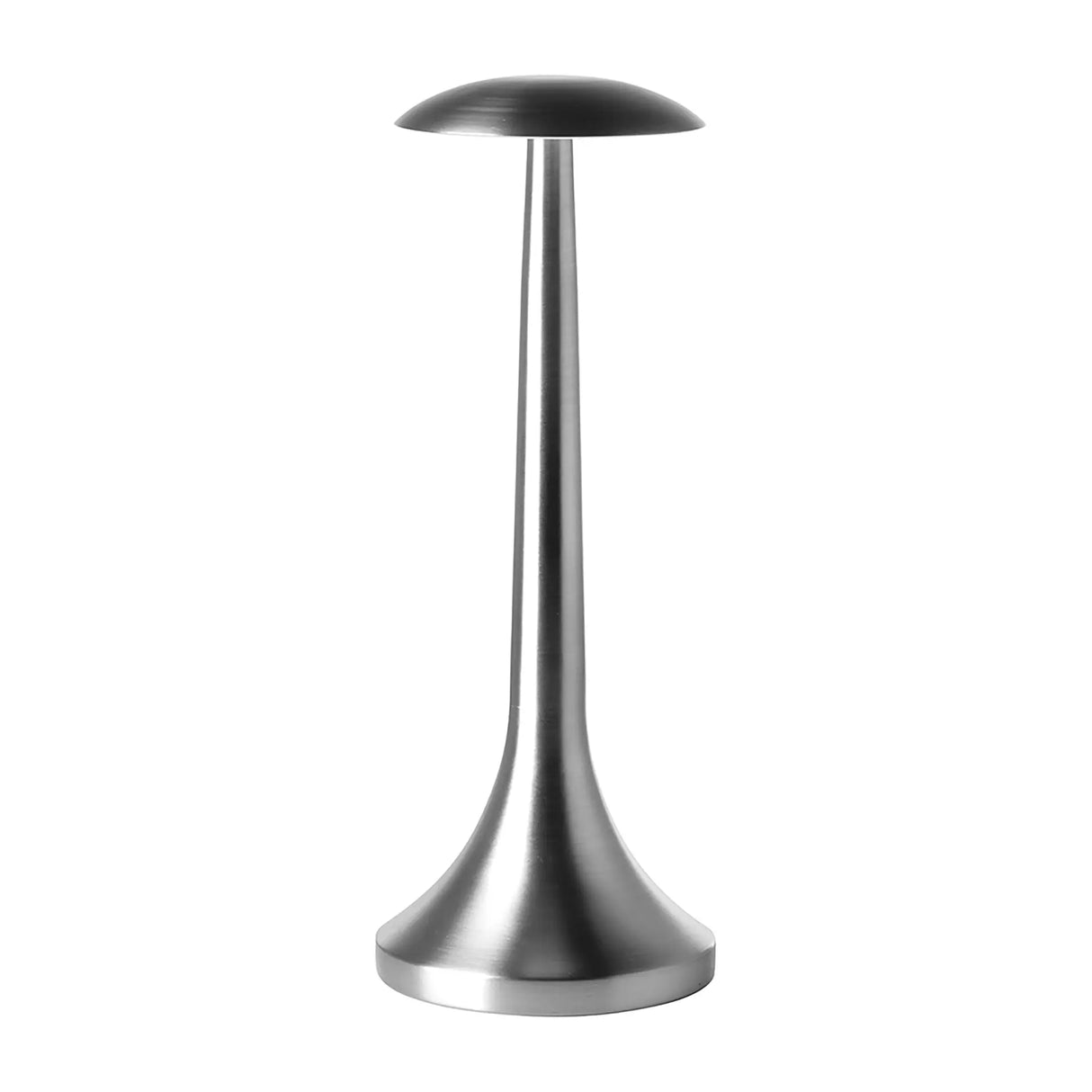 Tischleuchte - Dimmbares Licht, Silberne Optik, Ladestation - Illuma | Fink Living